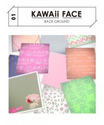 【KAWAii FACE】背景
