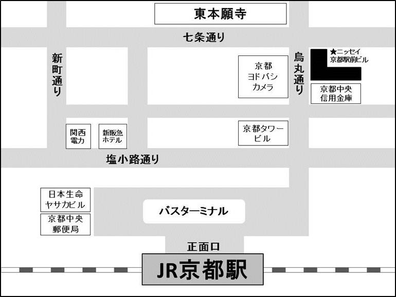 フリュー株式会社 京都事業所_地図